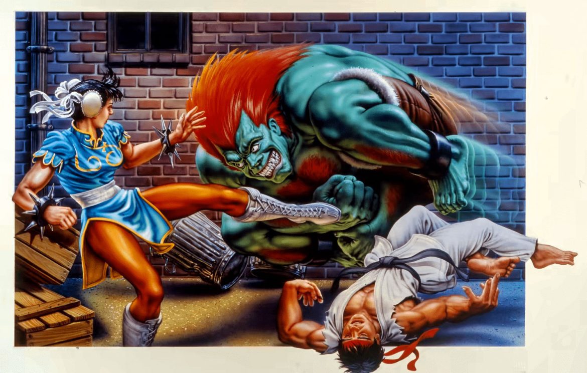 Street Fighter 2 Poster Pixelarab