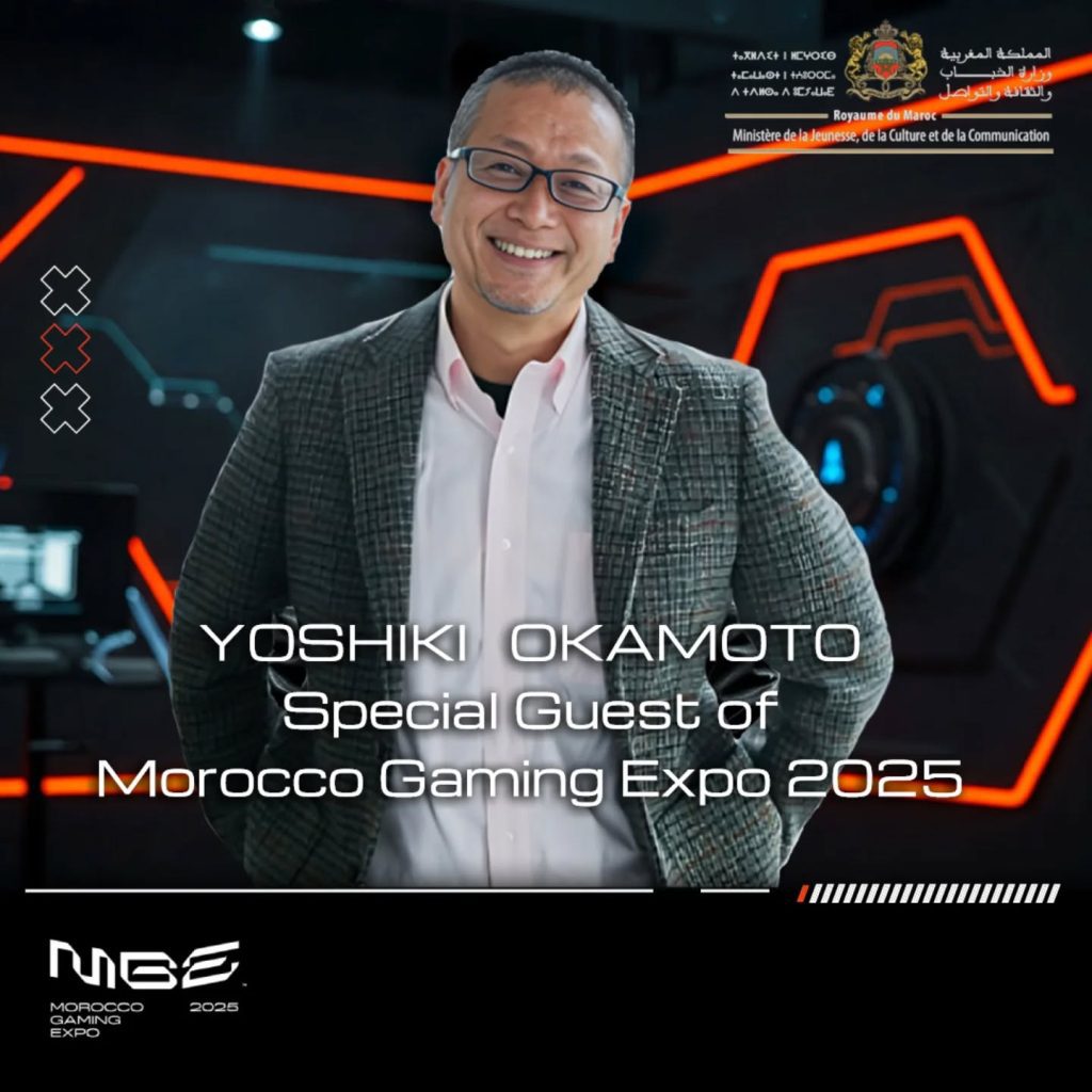 Yoshiki Okamoto يضيء معرض المغرب للألعاب الإلكترونية 2025 2 Yoshiki Okamoto MGE PixelArab