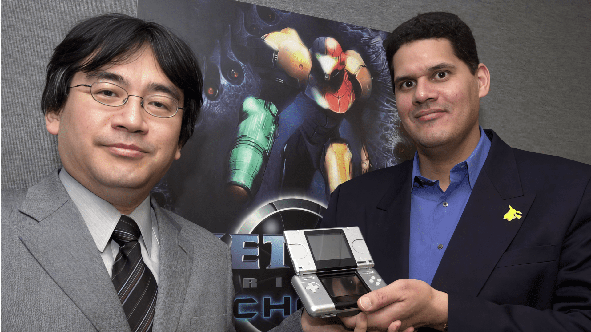 Reggie Fils Aime Satoru Iwata Pixelarab