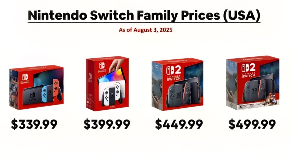 Nintendo Switch And Switch 2 New Prices Pixelarab