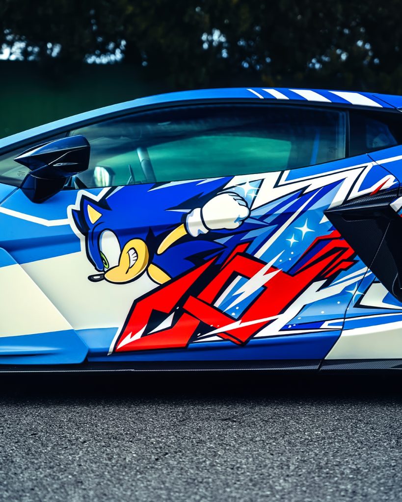 Lamborghini Revuelto Sonic The Hedgehog 1 Pixelarab