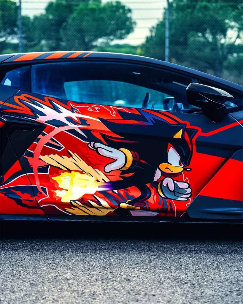 Lamborghini Revuelto Sonic The Hedgehog 4 Pixelarab