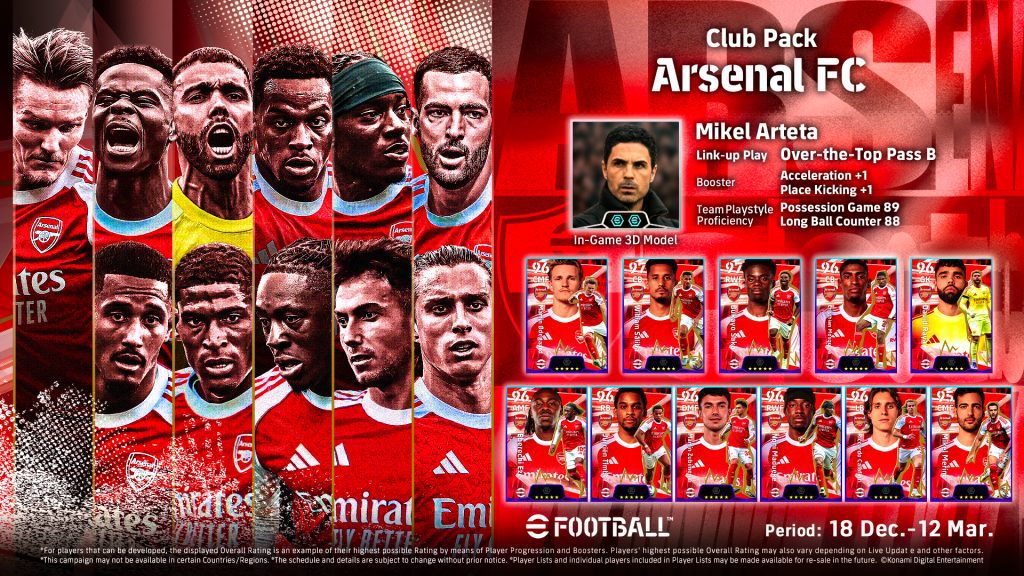 Efootball Clubpack Arsenal En Pixelarab