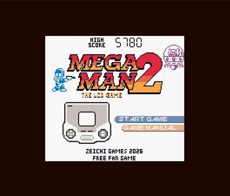 Megaman 2 Lcd Game Gameboy 3 Pixelarab