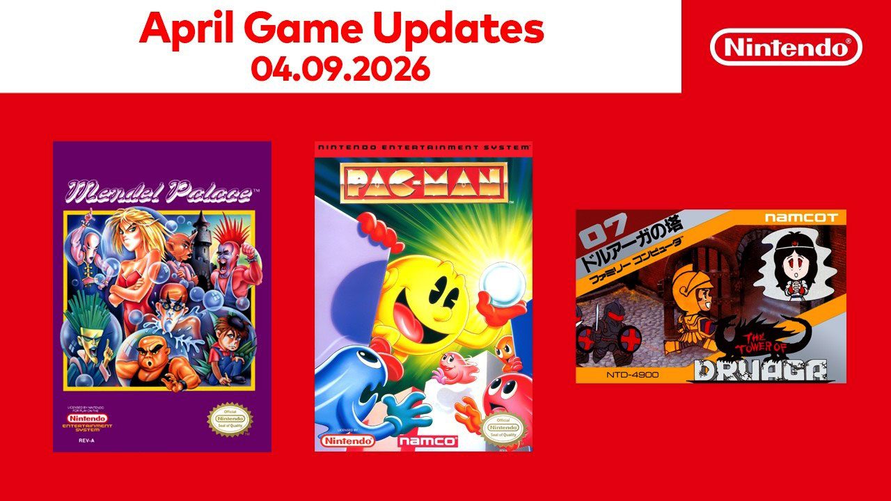Pac Man Mendel Palace The Tower Of Druaga Nintendo Switch Online Pixelarab
