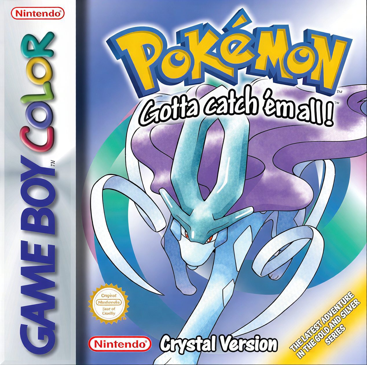 Pokémon Crystal Box Art Pixelarab