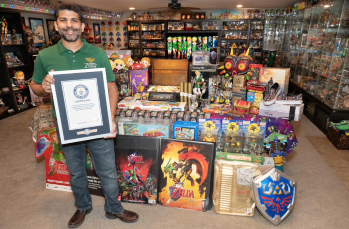 Adams Zelda Collection Guinness Record 2