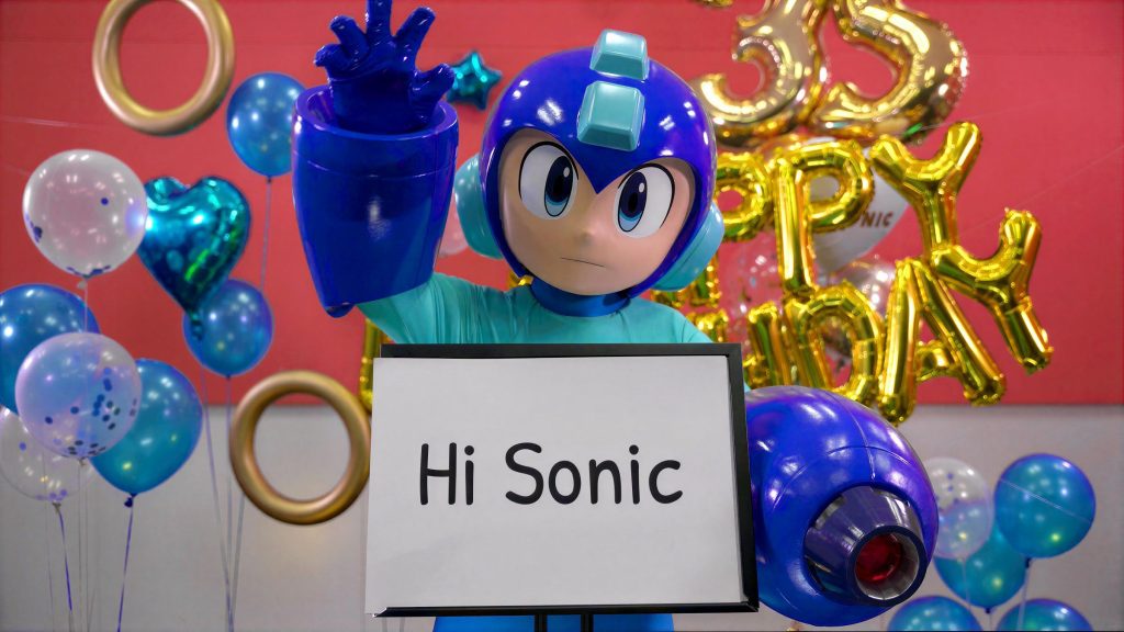 Sonic 35th Anniversary، Sonic، Mega Man، Sega، Capcom، ألعاب الفيديو، تاريخ الألعاب، ألعاب كلاسيكية، شخصيات الألعاب، أخبار الجيمينغ، Sonic Anniversary، Retro Gaming