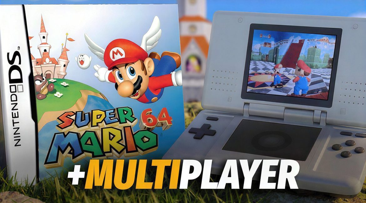 مشروع جديد من مجتمع الهومبرو ينجح في تشغيل Super Mario 64 على جهاز Nintendo DS الأصلي مع دعم الصوت والتحكم عبر اللمس وإضافة اللعب المحلي الكامل بين جهازين.